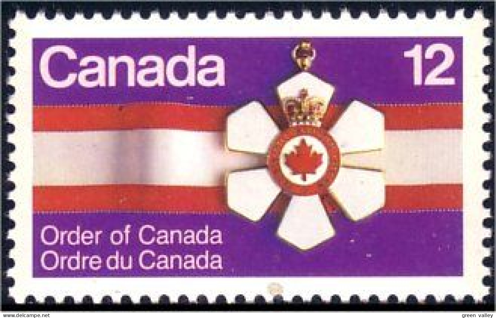 (C07-36b) Canada Ordre Order Medaille Medal Ruban Ribbon MNH ** Neuf SC - Militaria