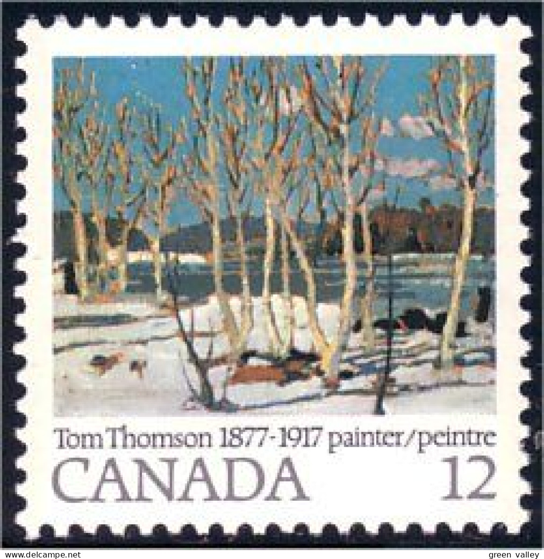 (C07-33b) Canada Painting Trees Arbre Printemps MNH ** Neuf SC - Bomen