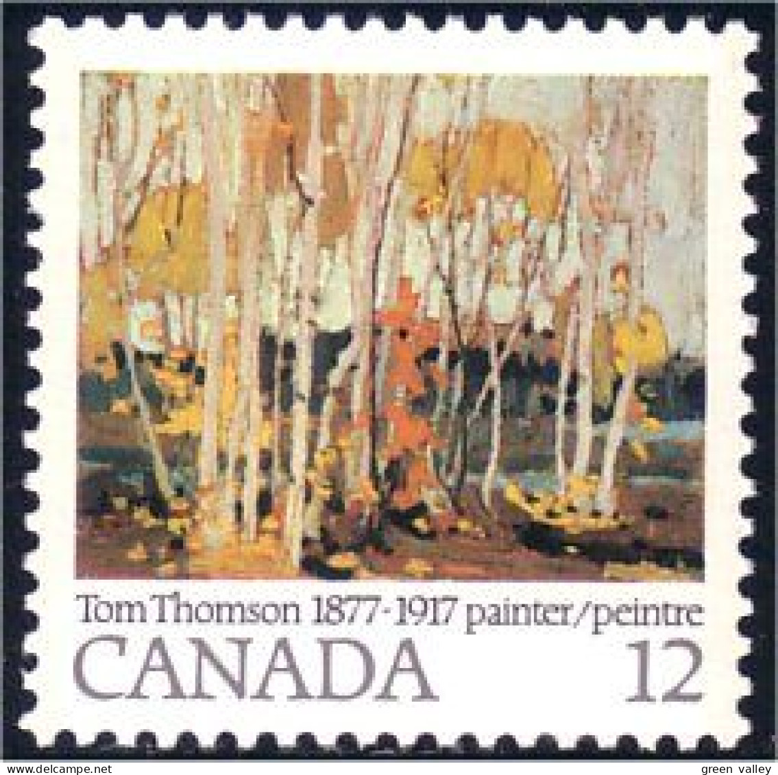 (C07-34a) Canada Painting Trees Arbre Automne MNH ** Neuf SC - Ongebruikt