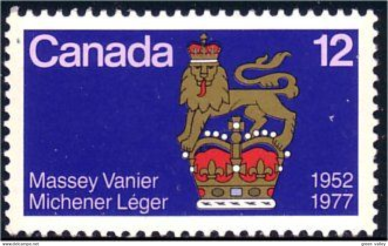 (C07-35a) Canada Vanier Lion MNH ** Neuf SC - Unused Stamps