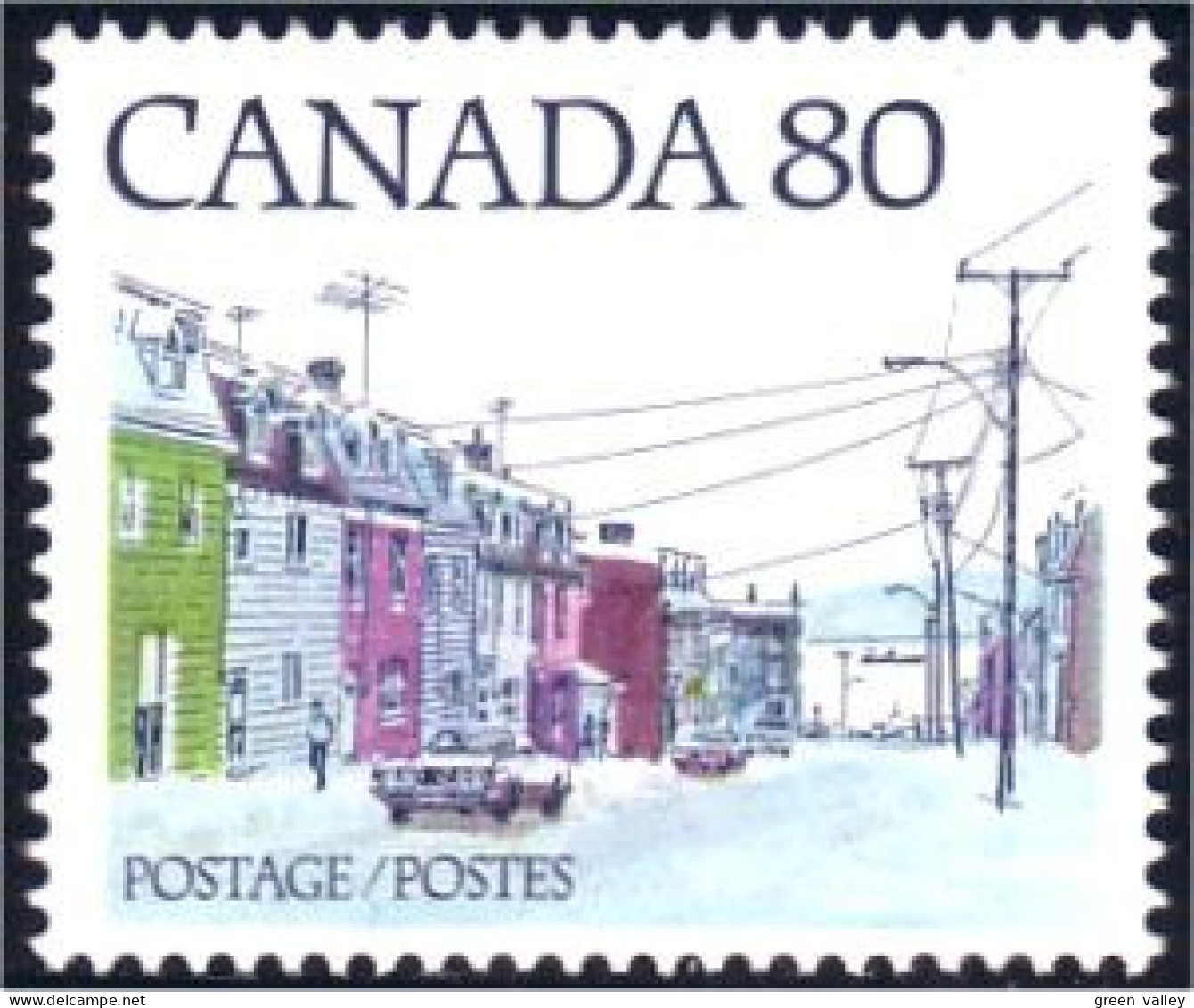 (C07-25) Canada Rue Maritimes Street Scene MNH ** Neuf SC - Unused Stamps