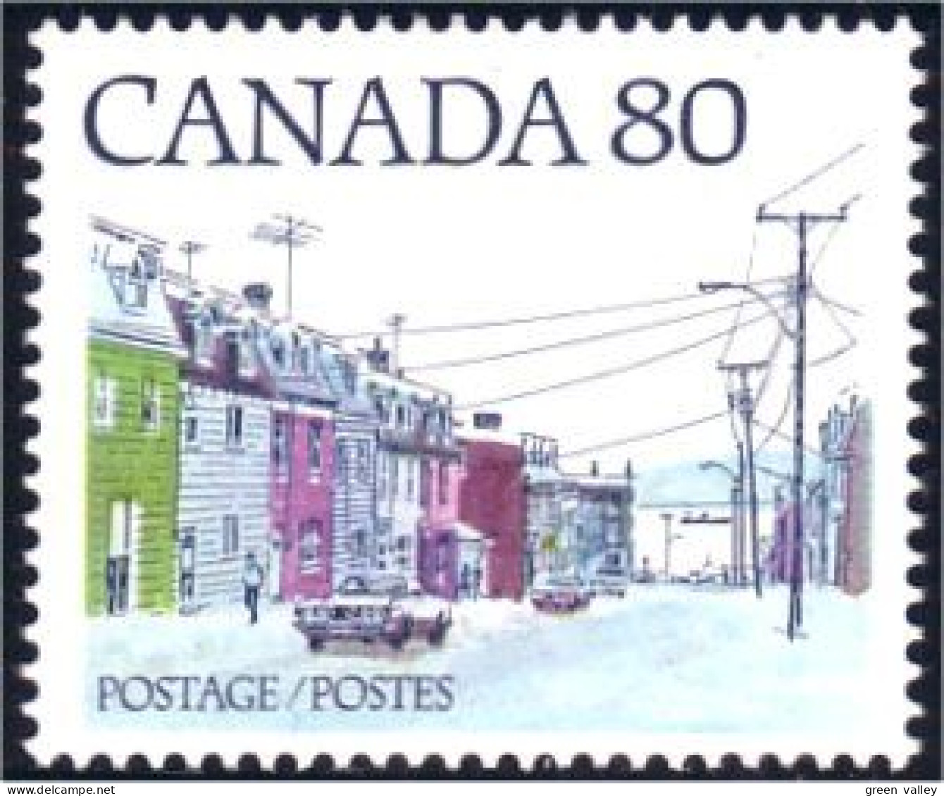 (C07-25) Canada Rue Maritimes Street Scene MNH ** Neuf SC - Nuevos