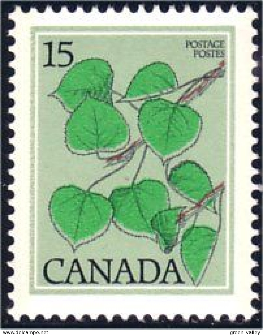 (C07-17b) Canada Feuilles Tremble Trembling Aspen Leaves MNH ** Neuf SC - Trees