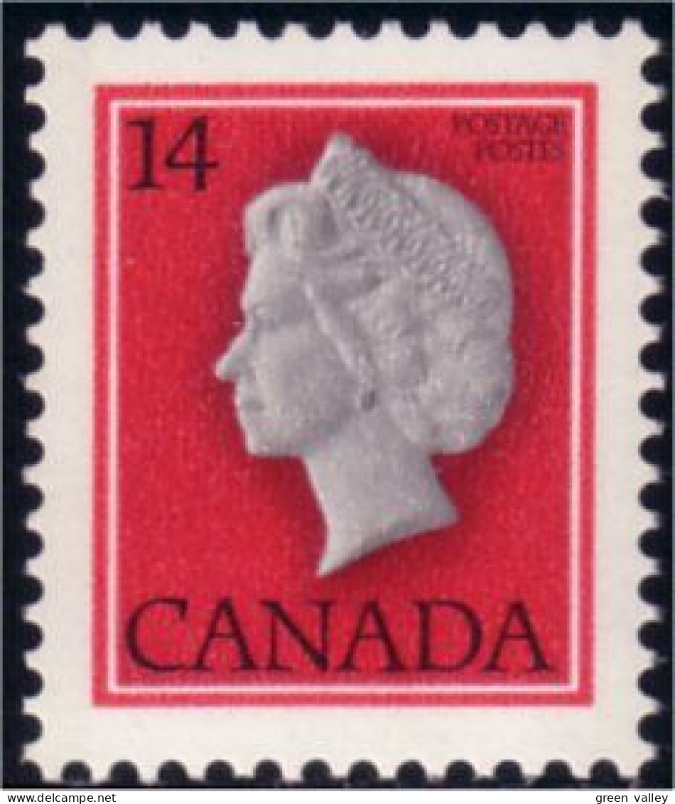 (C07-16a) Canada Queen Elizabeth 14c MNH ** Neuf SC - Unused Stamps