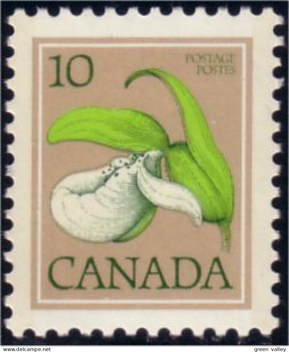 (C07-11a) Canada Orchidee Lady's Slipper Cyriprede Sabot De La Vierge Orchid MNH ** Neuf SC - Unused Stamps