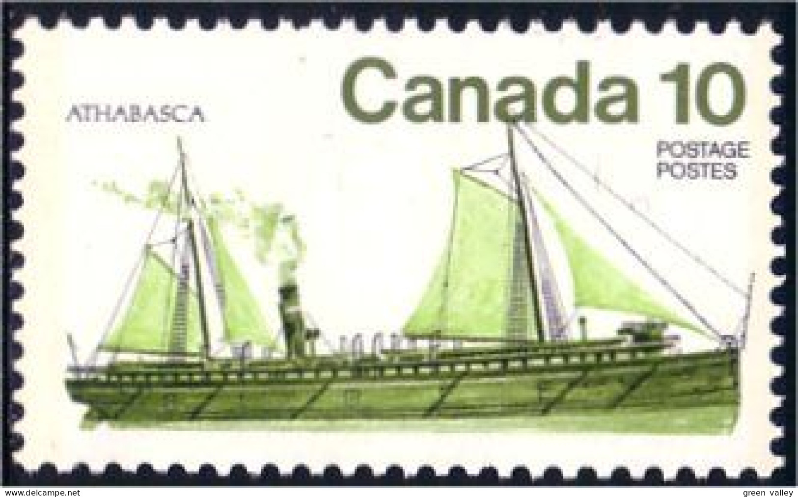 (C07-03a) Canada Bateau Athabasca Ship MNH ** Neuf SC - Ungebraucht