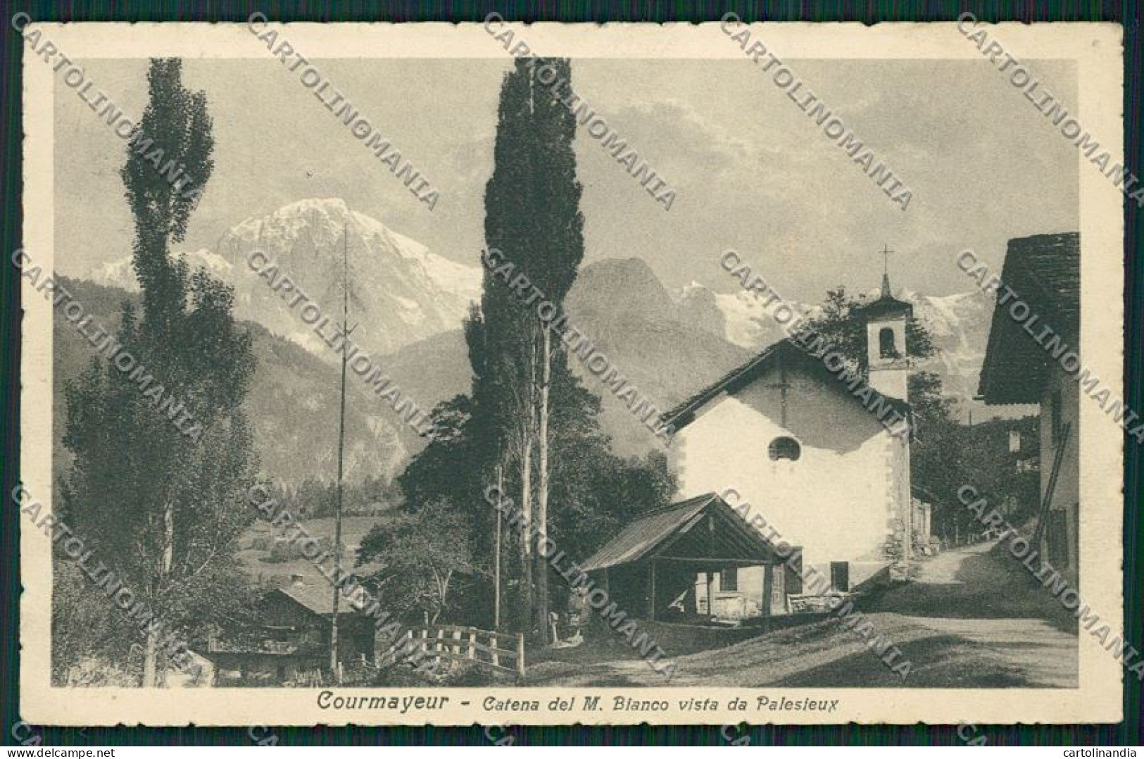 Aosta Courmayeur Cartolina QQ5857 - Aosta