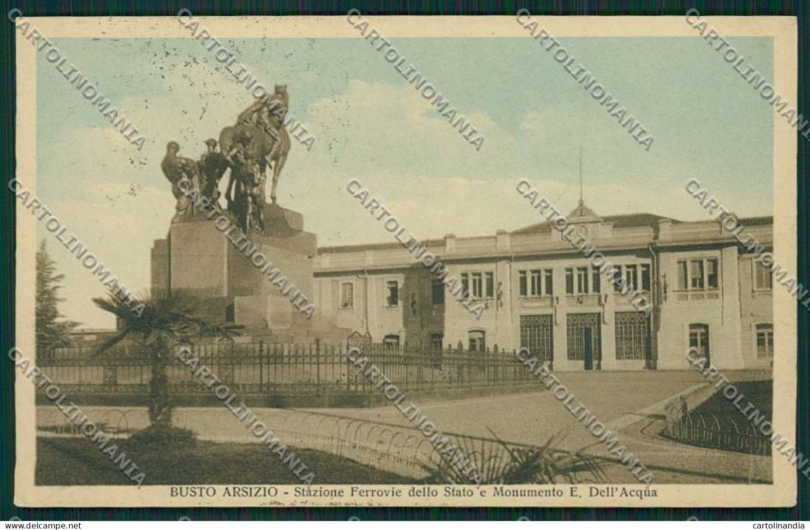 Varese Busto Arsizio Stazione Cartolina QQ6615 - Varese