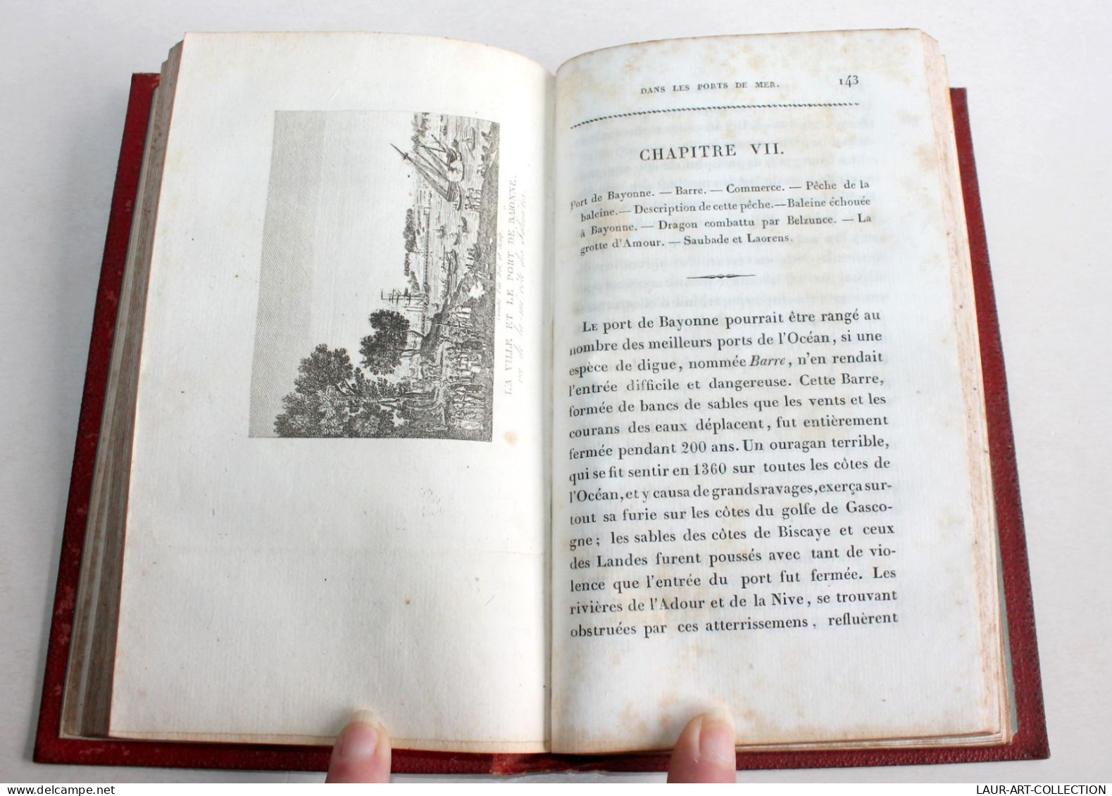 JEUNES MARINS OU VOYAGE CAPITAINE DE VAISSEAU AVEC SES ENFANTS COTES PORT FRANCE / ANCIEN LIVRE XIXe SIECLE (1803.151) - 1801-1900