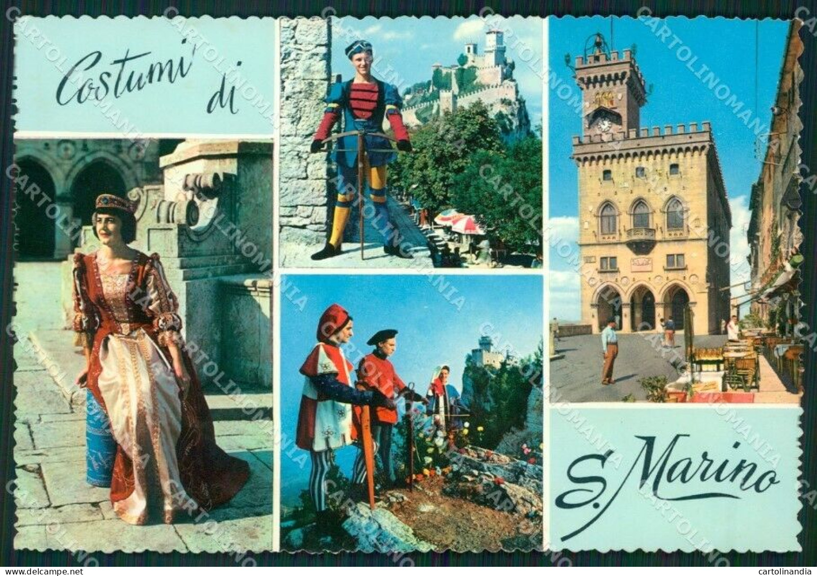 Repubblica Di San Marino Costumi Foto FG Cartolina ZKM8271 - Reggio Nell'Emilia