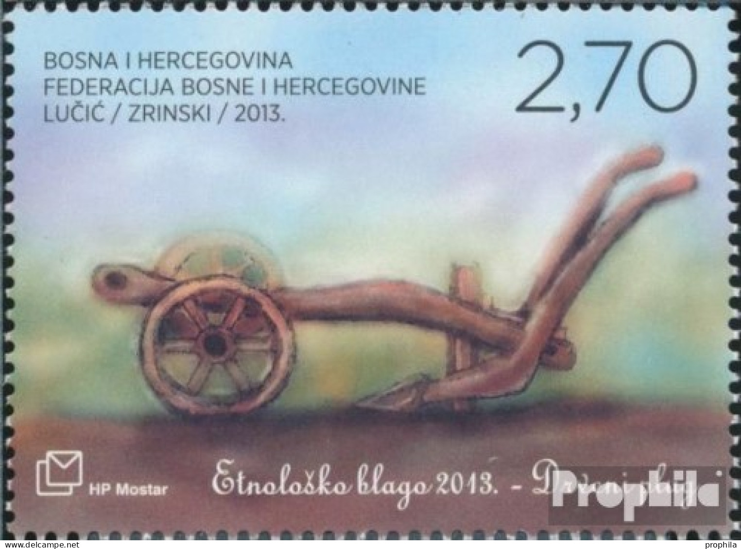Bosnien - Kroat. Post Mostar 369 (kompl.Ausg.) Postfrisch 2013 Ethnologisches Erbe - Bosnia And Herzegovina