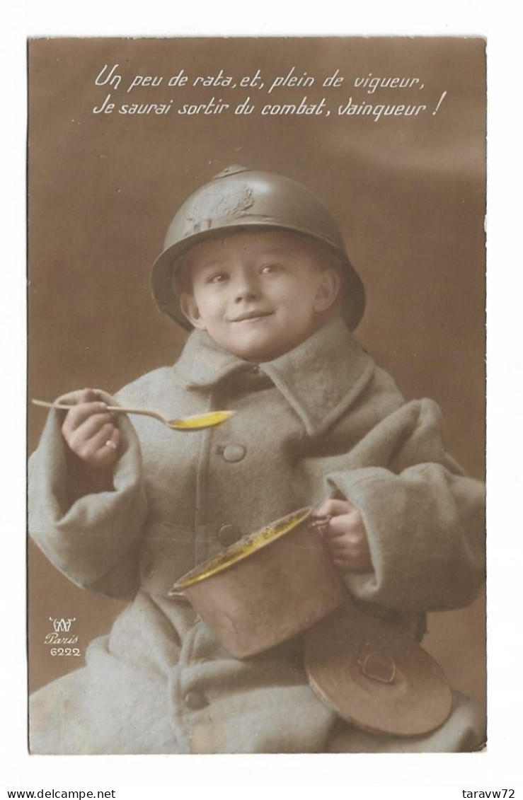 CPA MILITAIRE PATRIOTIQUE / ENFANT SOLDAT POILU - Heimat