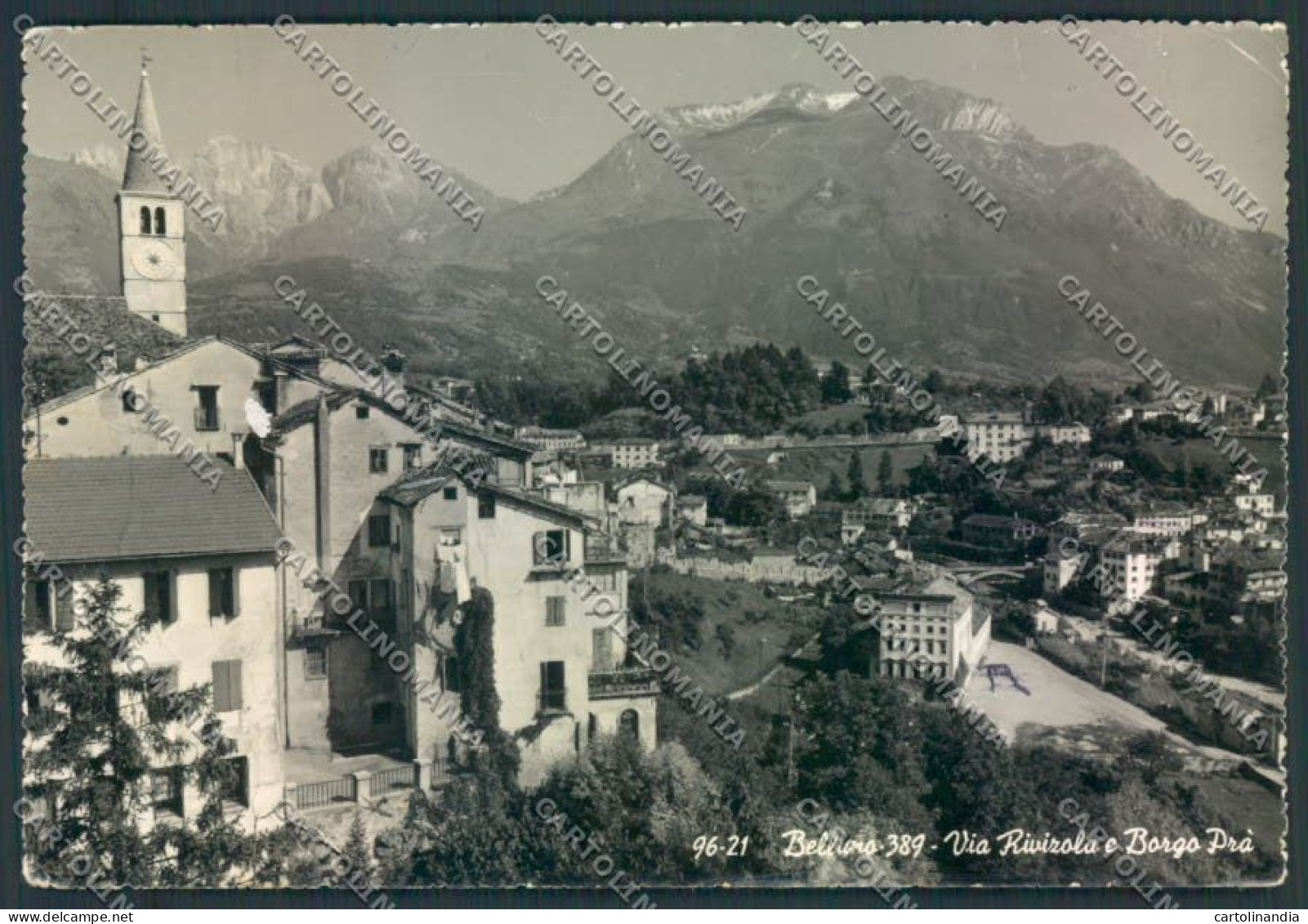 Belluno Città SOLCHI Foto FG Cartolina ZF1378 - Belluno