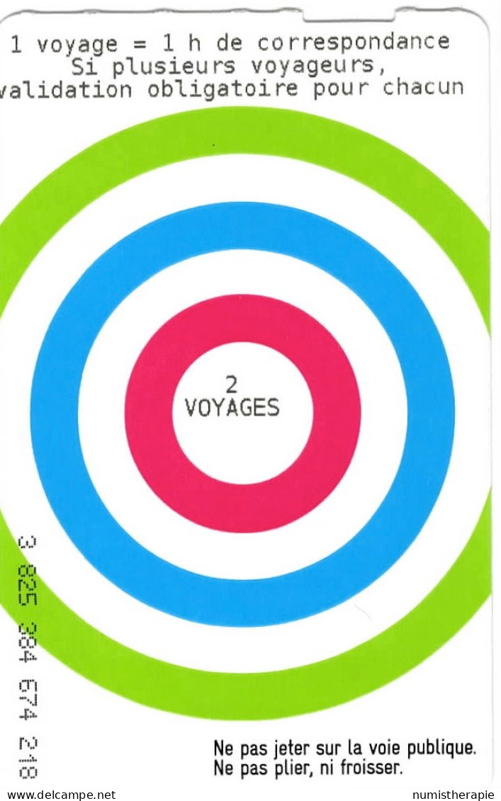 Ticket Rechargeable 10 Fois : Transports Bordeaux Métropole (2 Voyages) - Europa