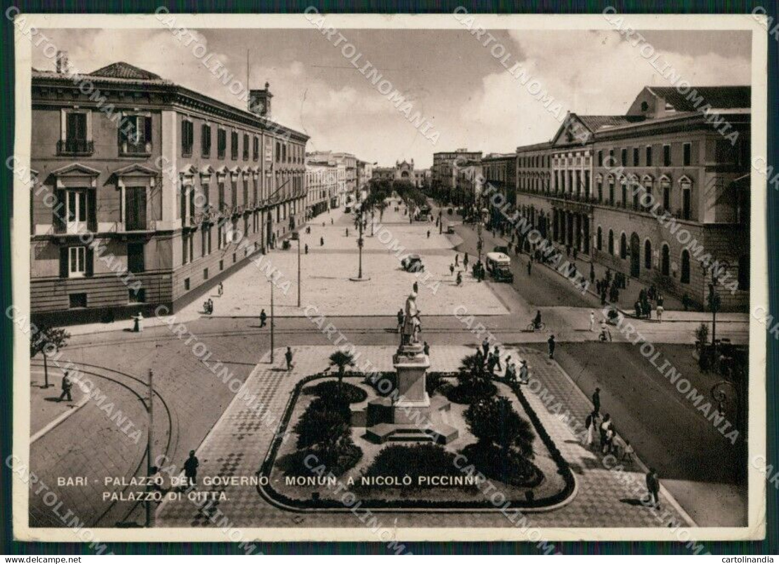 Bari Città Palazzo Del Governo Foto FG Cartolina ZK0219 - Bari