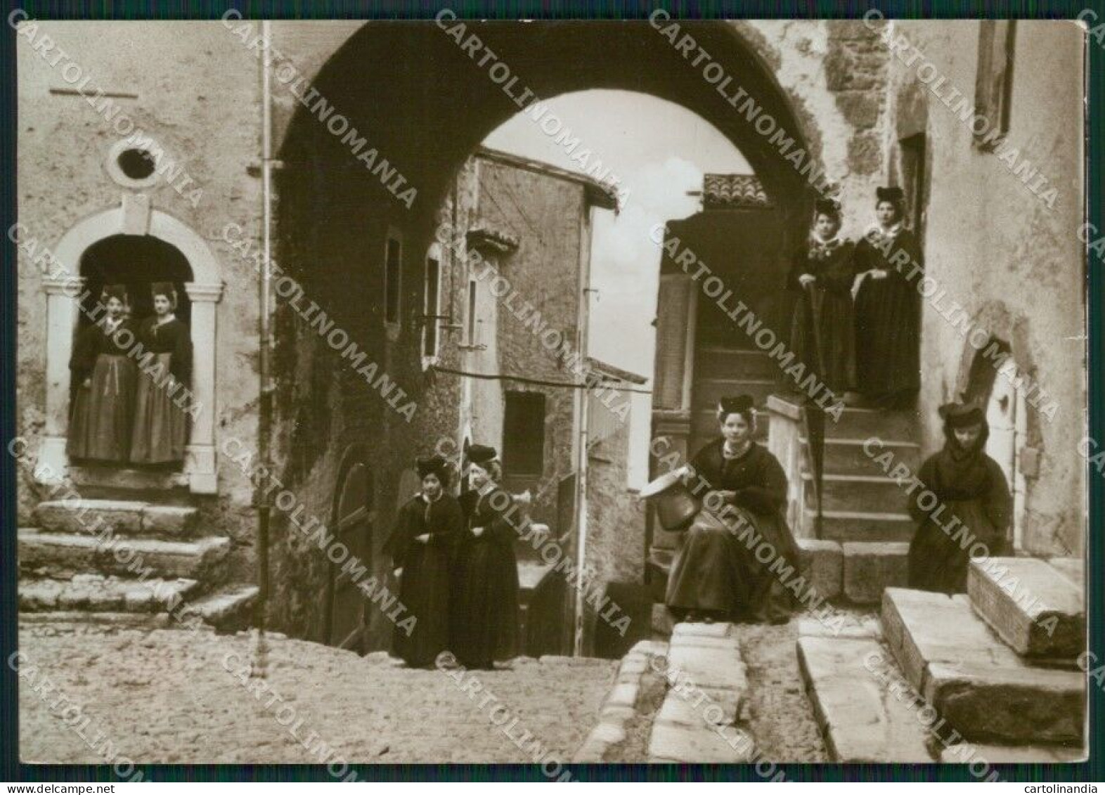 L'Aquila Scanno PIEGA Costumi Foto FG Cartolina ZK5437 - L'Aquila