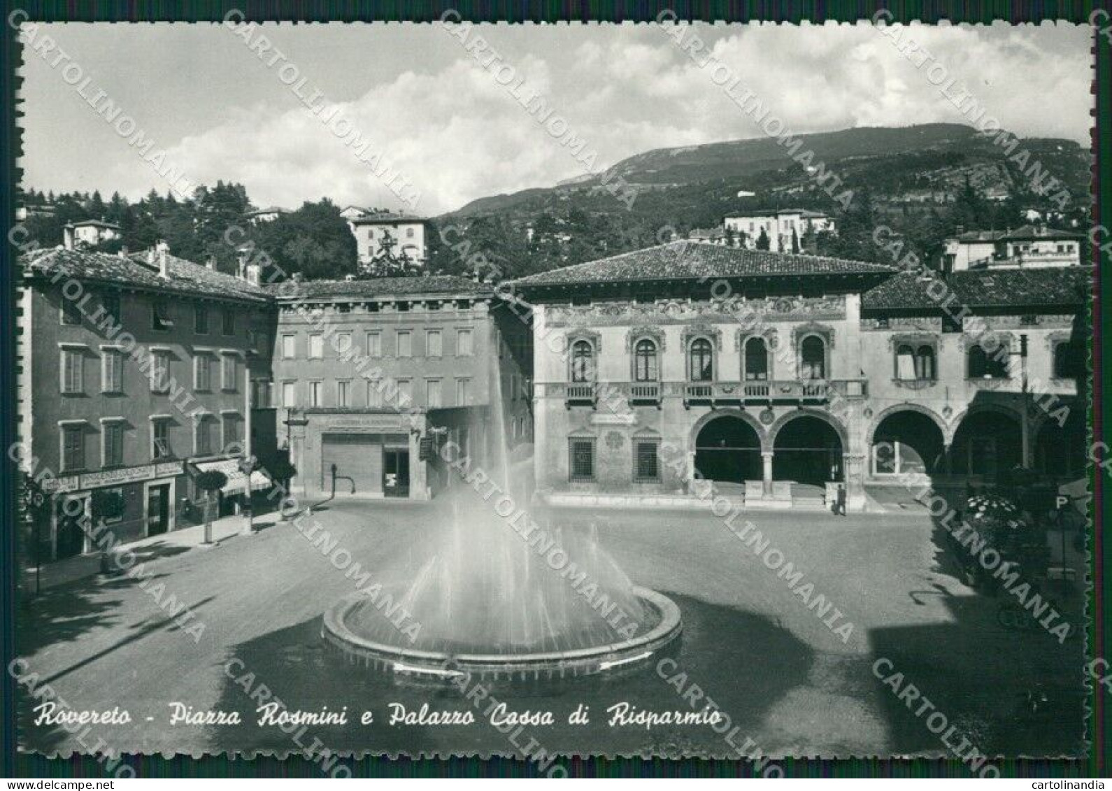 Trento Rovereto Fontana Foto FG Cartolina ZKM7039 - Trento