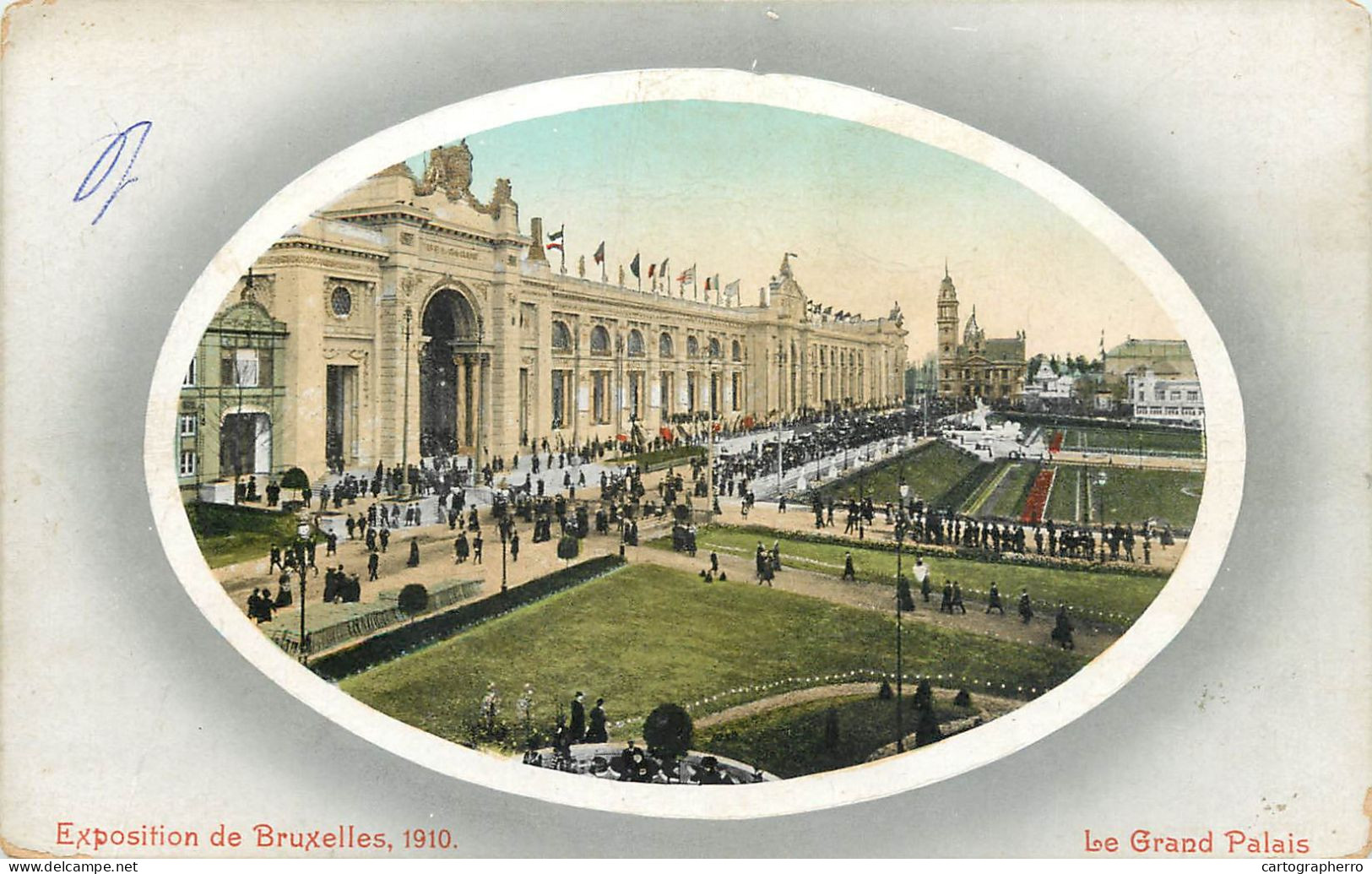 Belgique Cpa Brussels Exposition 1910 - Andere & Zonder Classificatie