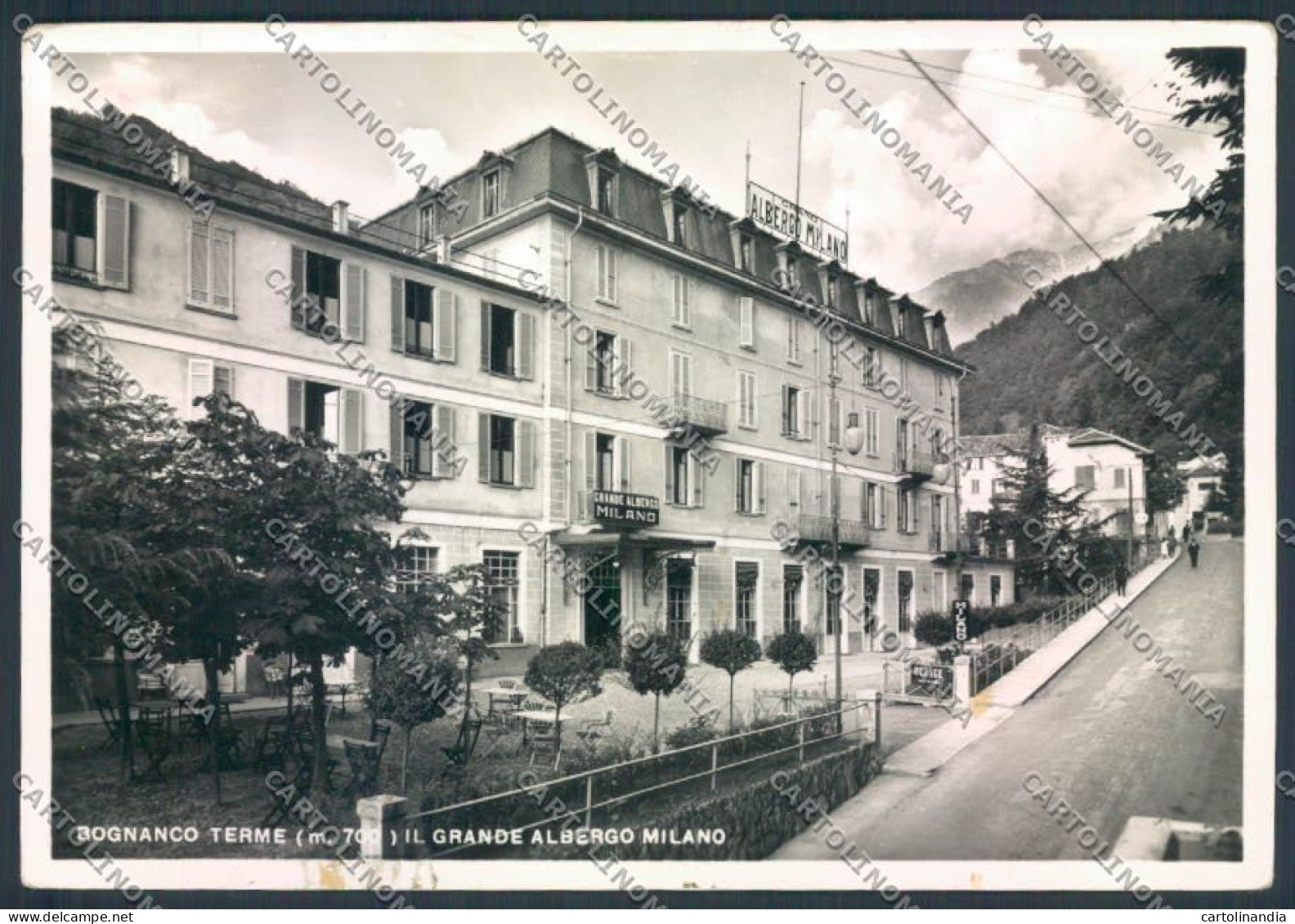 Novara Bognanco Albergo PIEGHINA Foto FG Cartolina ZF0570 - Novara