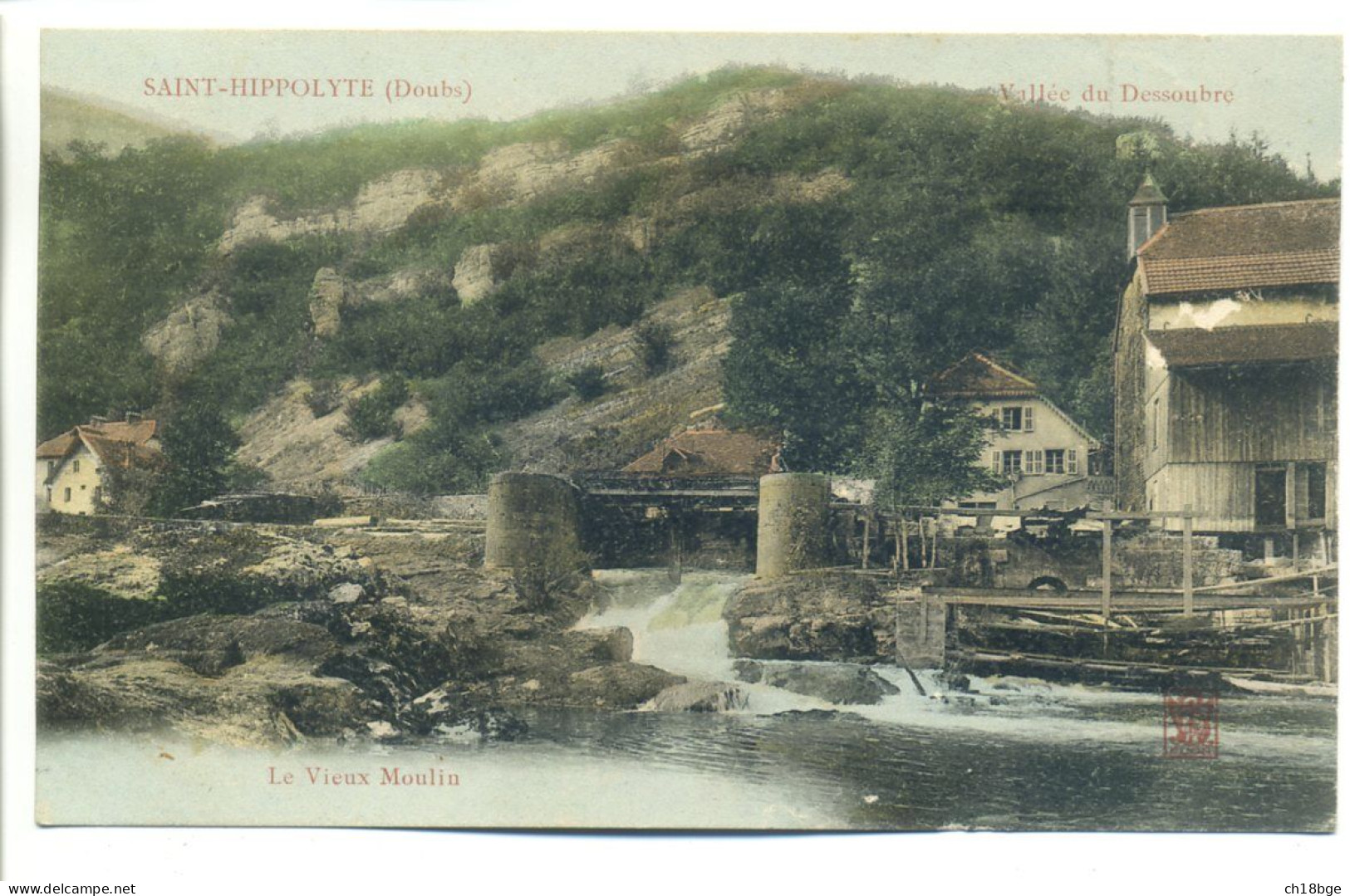 CPA 25 Doubs - St Saint Hippolyte - Vallée Du Dessoubre - Le Vieux Moulin En 1907 - Saint Hippolyte
