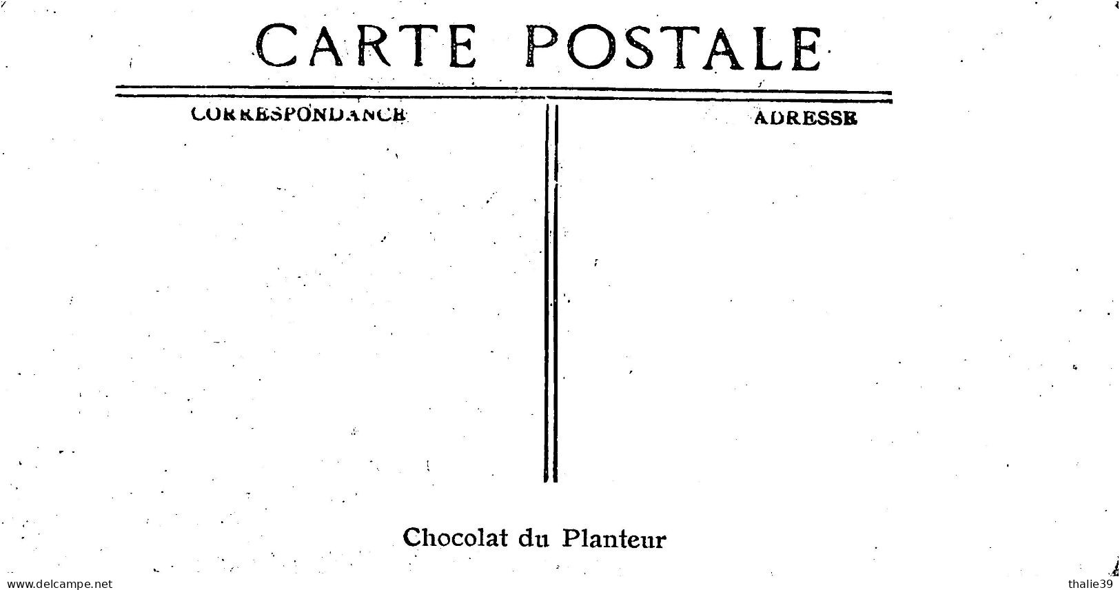 Héricy Canton Fontainebleau Cheval Publicité Chocolat Du Planteur Format 7 X 13 - Other & Unclassified