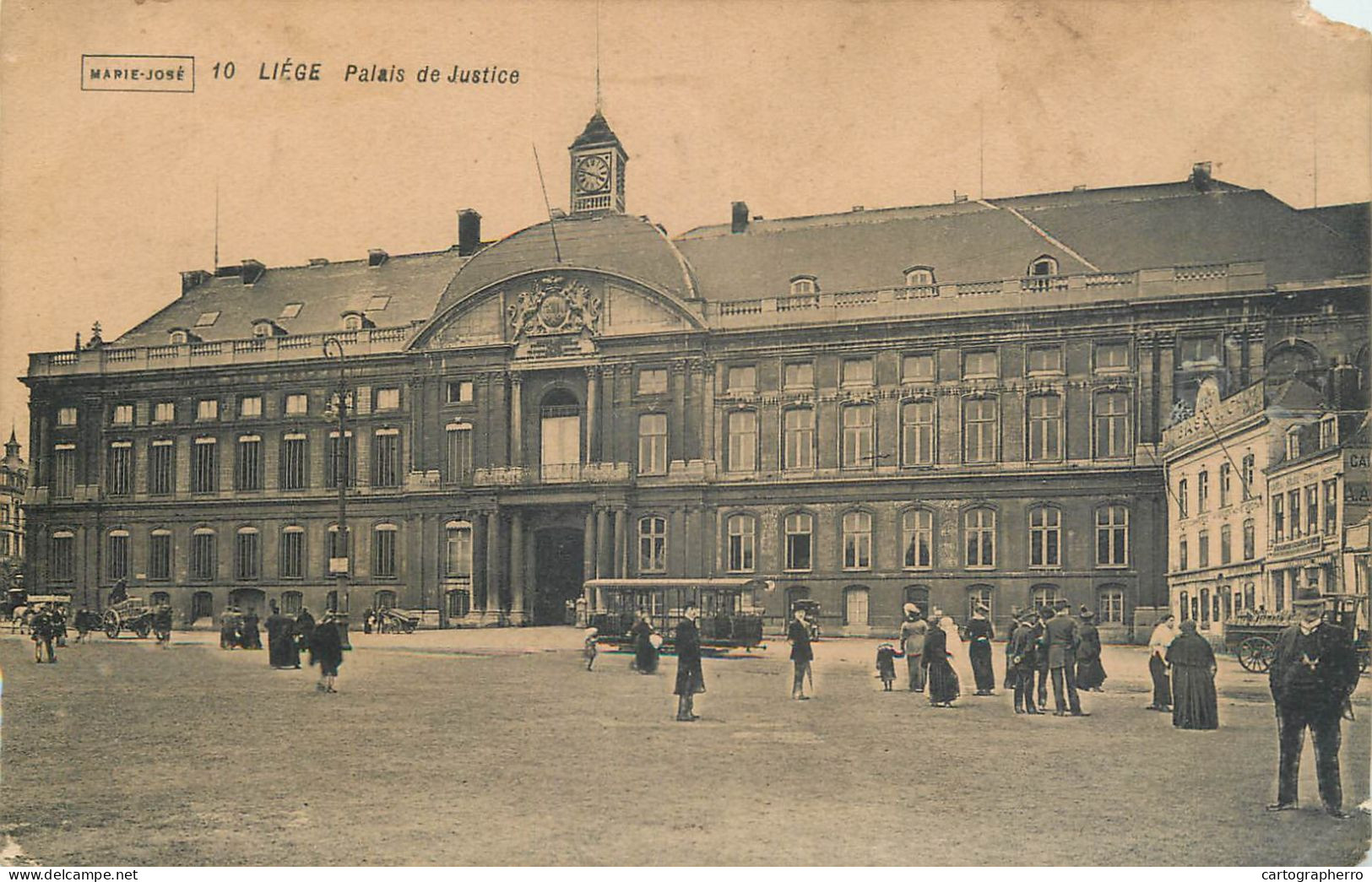 Belgique Cpa Liege Justice Palace - Luik