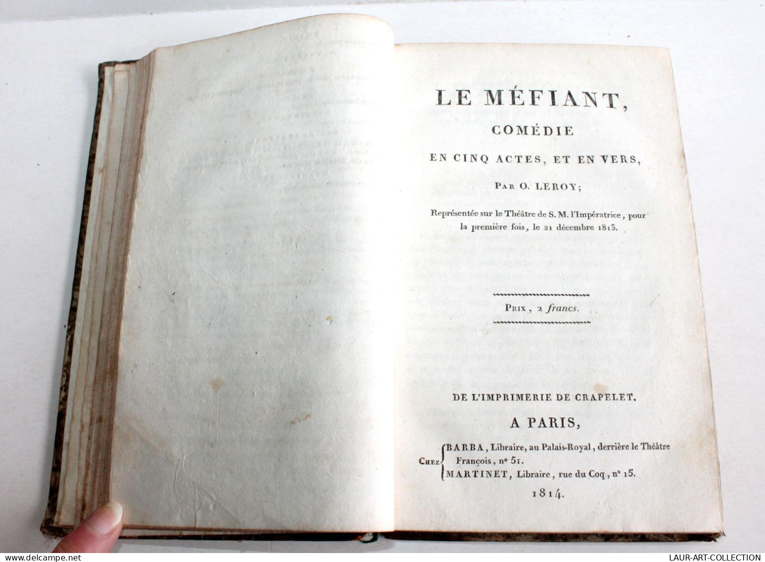 THEATRE RARE 6 COMEDIE 1789 INTRIGUE AVANT NOCE, LE MEFIANT, BAL MASQUE, MOLIERE / ANCIEN LIVRE XIXe SIECLE (1803.153) - Französische Autoren