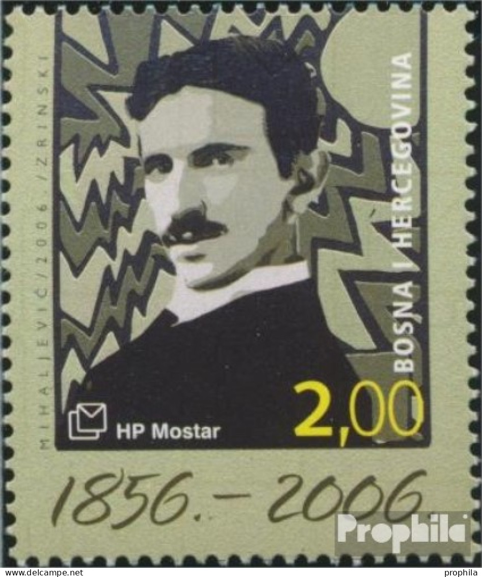 Bosnien - Kroat. Post Mostar 182 (kompl.Ausg.) Postfrisch 2006 Nikola Tesla - Bosnien-Herzegowina