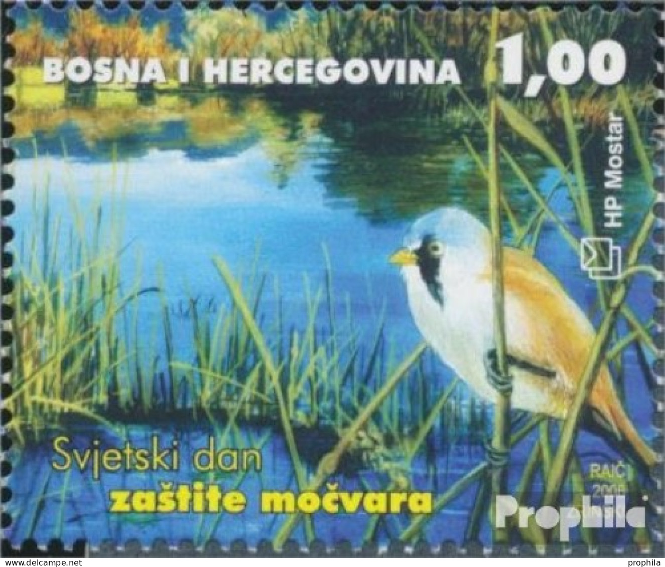 Bosnien - Kroat. Post Mostar 170 (kompl.Ausg.) Postfrisch 2006 Schutz Der Feuchtgebiete - Bosnien-Herzegowina