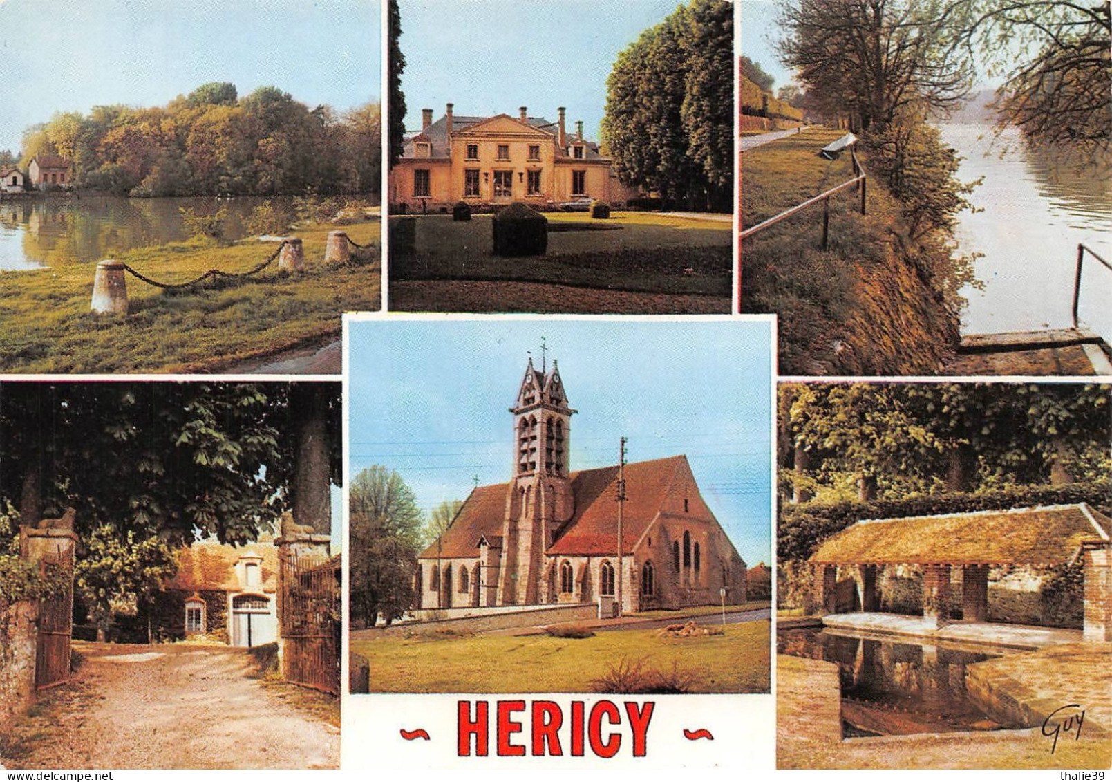 Héricy Canton Fontainebleau église Lavoir Château - Other & Unclassified
