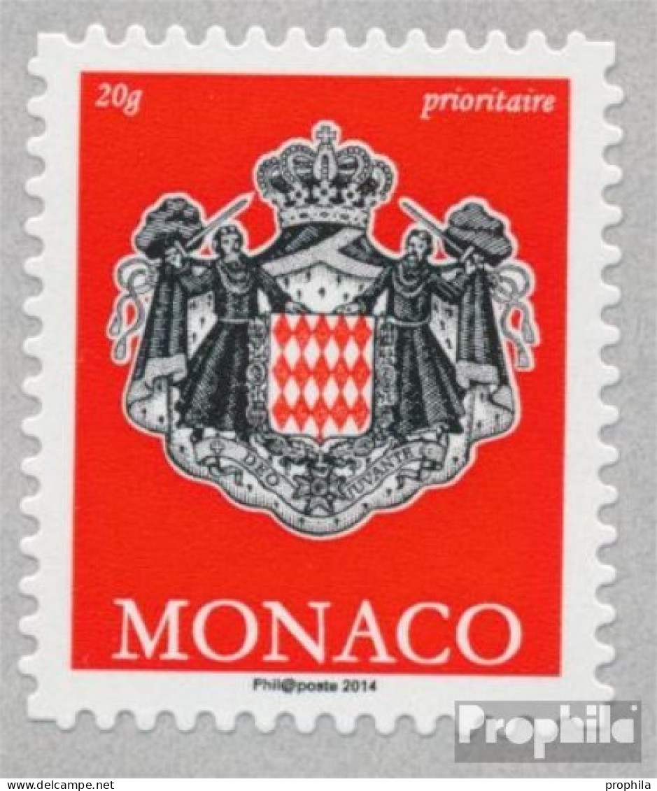 Monaco 3204 (kompl.Ausg.) Postfrisch 2014 Staatswappen - Unused Stamps