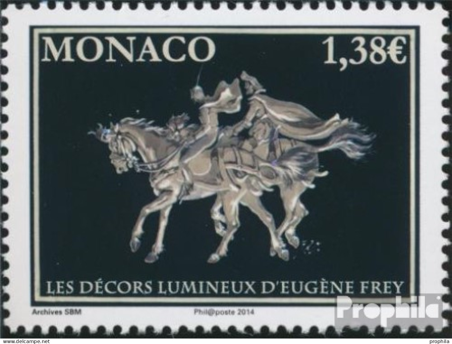 Monaco 3201 (kompl.Ausg.) Postfrisch 2014 Eugene Frey - Ongebruikt