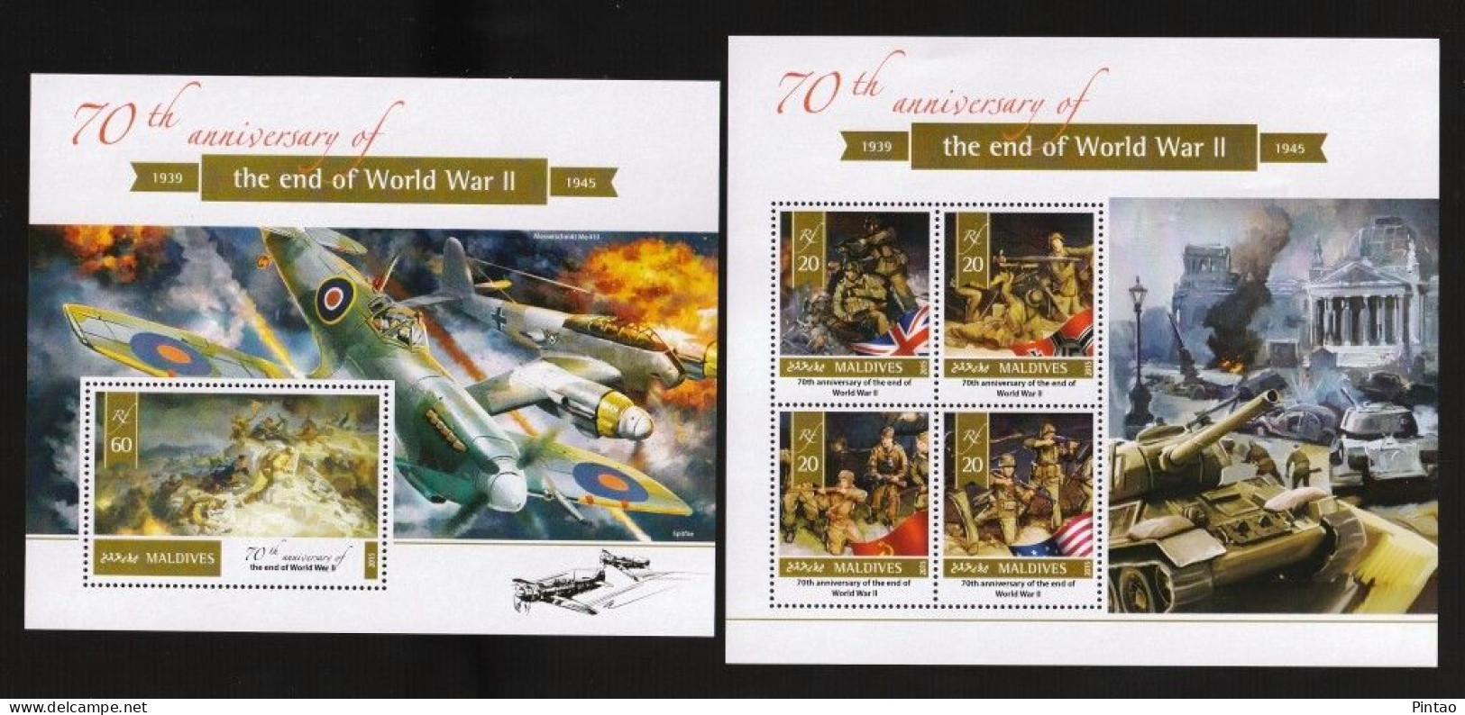 WW14354- MALDIVAS 2015- MNH (AVIAÇÃO) - Aviones