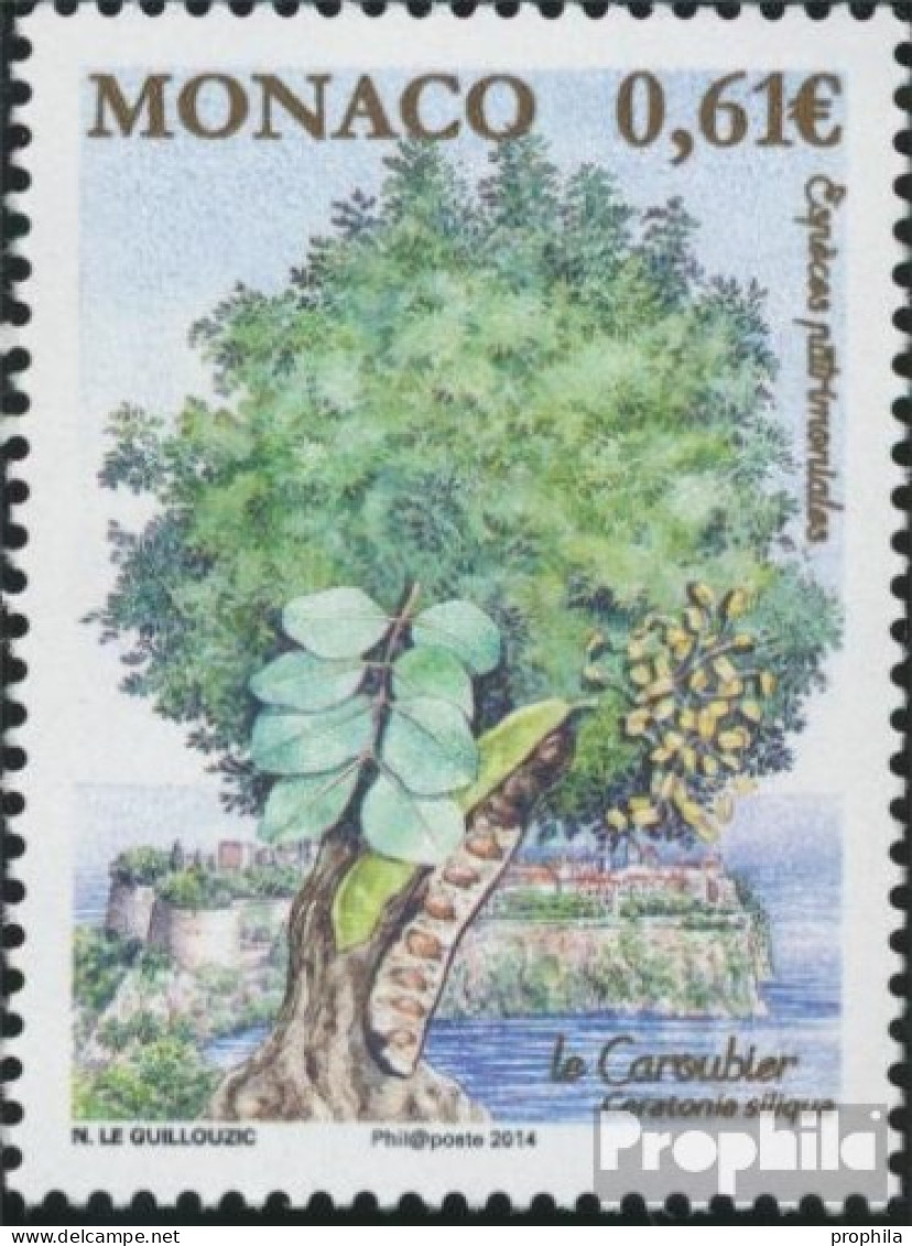 Monaco 3196 (kompl.Ausg.) Postfrisch 2014 Johannisbrotbaum - Unused Stamps
