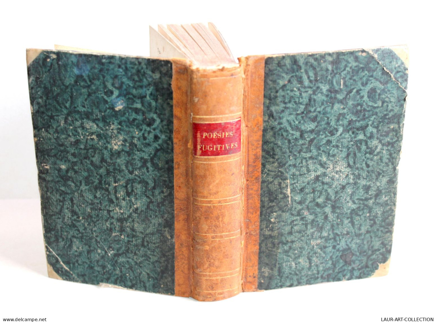 POESIES FUGITIVE De JACQUES DELILLE + DITHYRAMBE SUR L'IMMORTALITE DE L'AME 1809 / ANCIEN LIVRE XIXe SIECLE (1803.156) - Autori Francesi