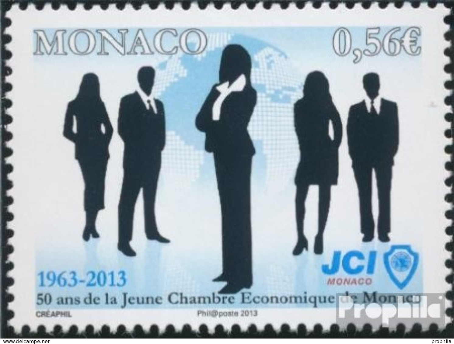 Monaco 3131 (kompl.Ausg.) Postfrisch 2013 Jugend Handelskammer - Unused Stamps