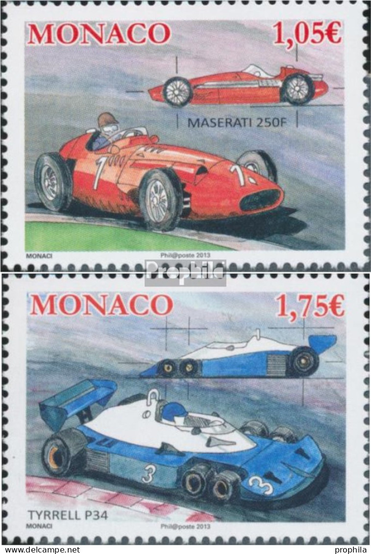 Monaco 3126-3127 (kompl.Ausg.) Postfrisch 2013 Historische Rennwagen - Nuevos