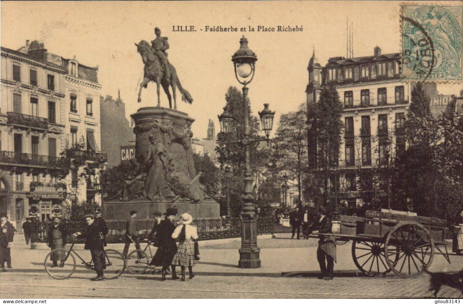 Nord, Lille, Faidherbe Et La Place Richebé - Lille