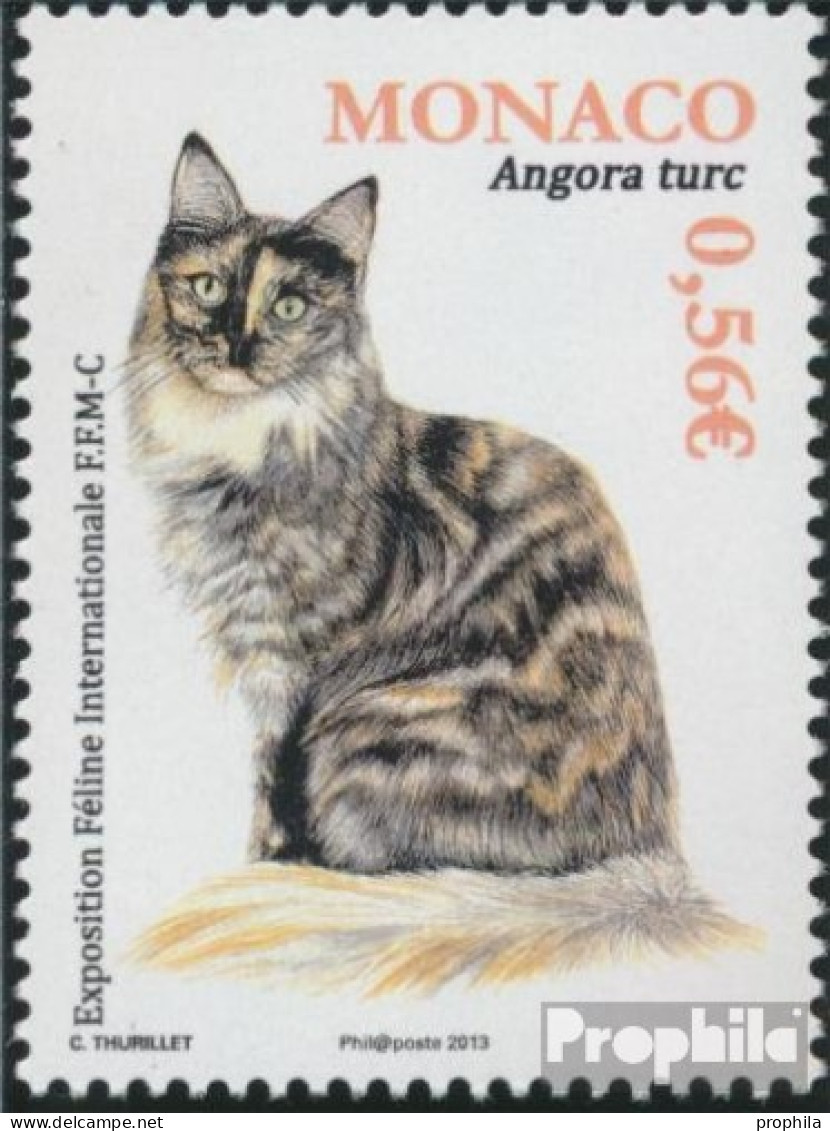Monaco 3118 (kompl.Ausg.) Postfrisch 2013 Katzenausstellung - Unused Stamps