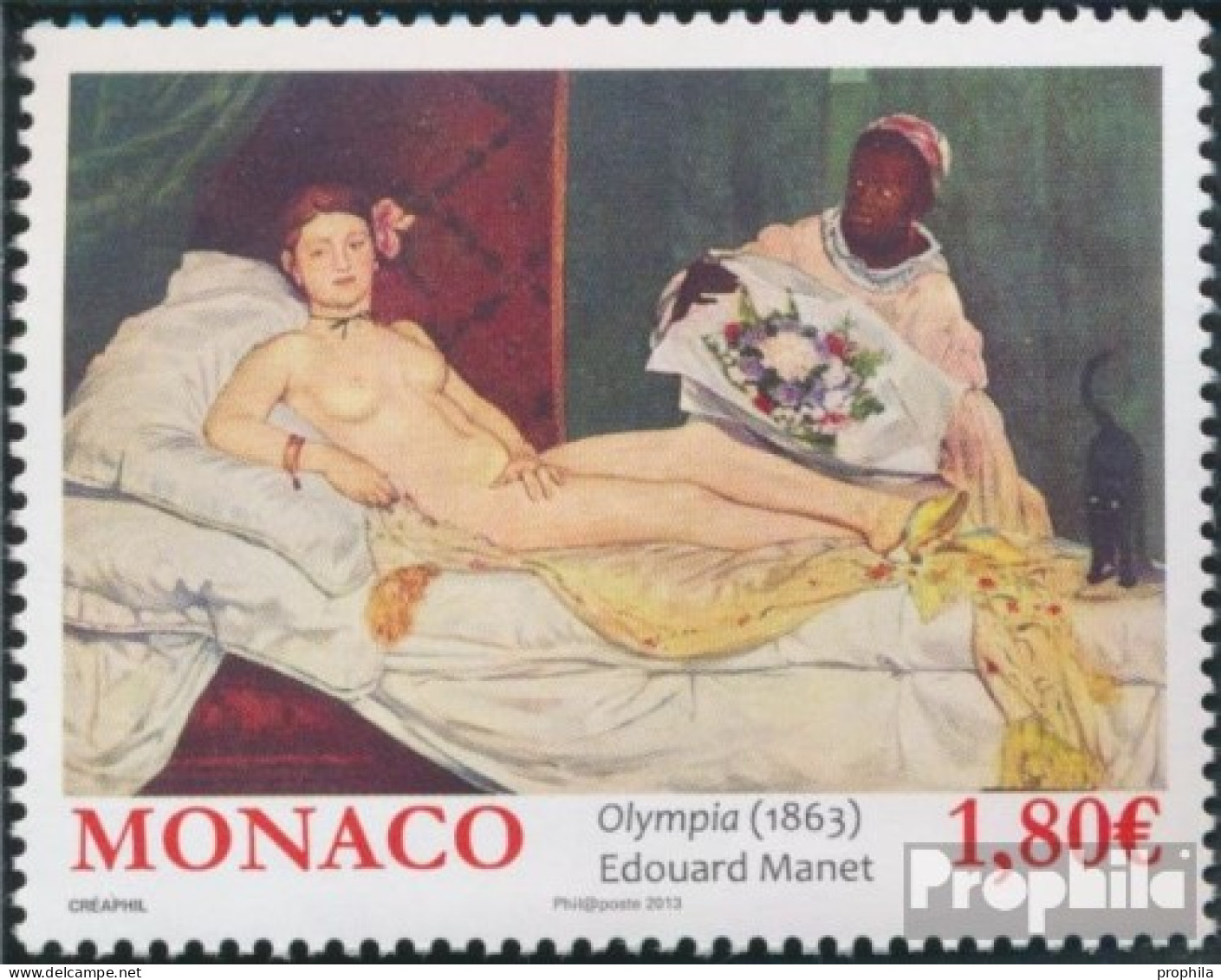 Monaco 3115 (kompl.Ausg.) Postfrisch 2012 Akt In Der Kunst - Unused Stamps