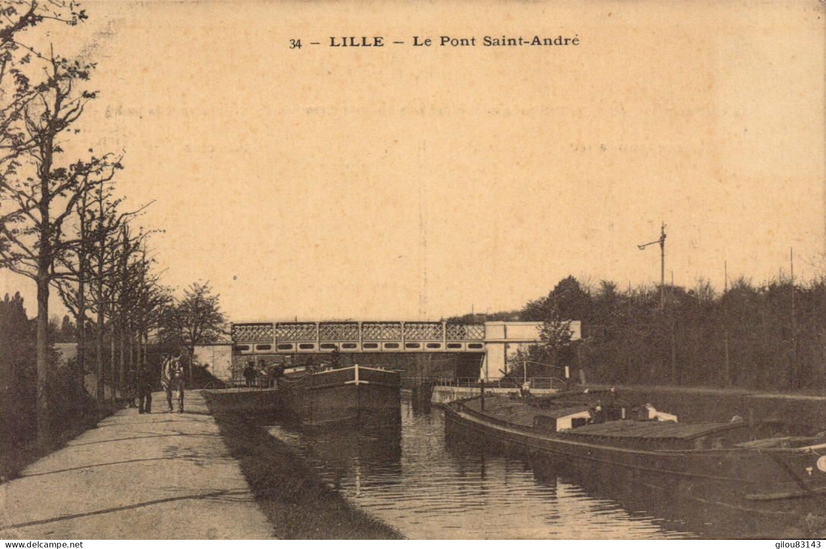 Nord, Lille, Le Pont Saint André - Lille