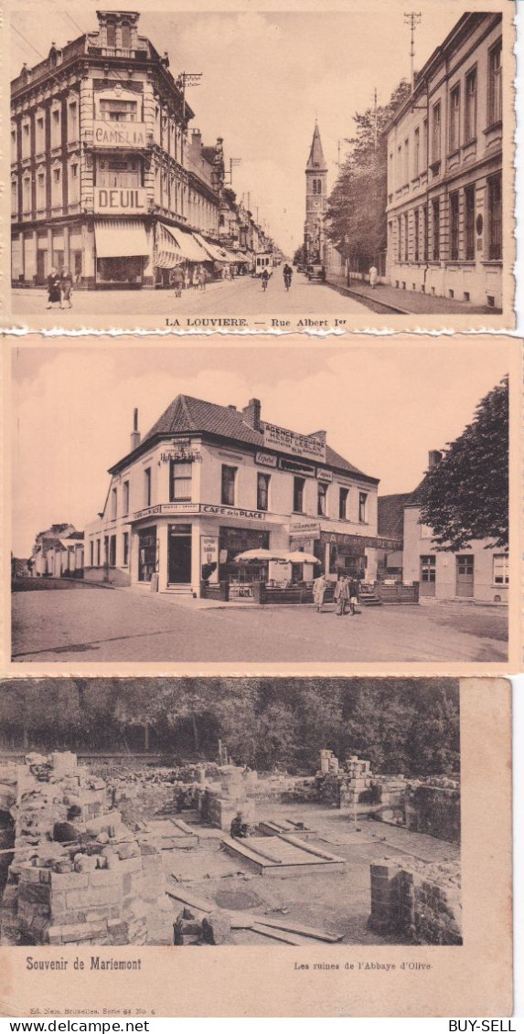 BELGIQUE - 20 CARTES - ATH/ MOUSCRON/ CHATELET/ JUMET/ PASSY/ TOURNAI/ THUIN/ CASTEAU/ CHARLEROI/ GRANDGLISE............