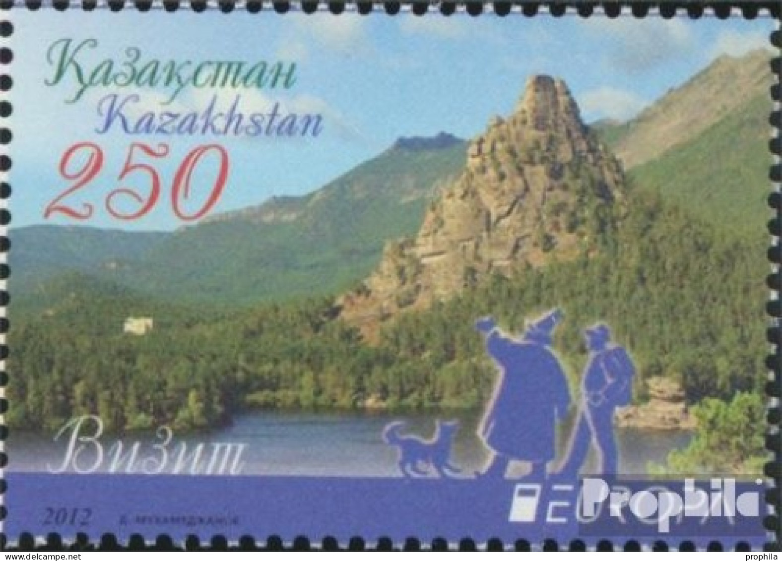 Kasachstan 744 (kompl.Ausg.) Postfrisch 2012 Europa - Burabai-Nationalpark - Kasachstan