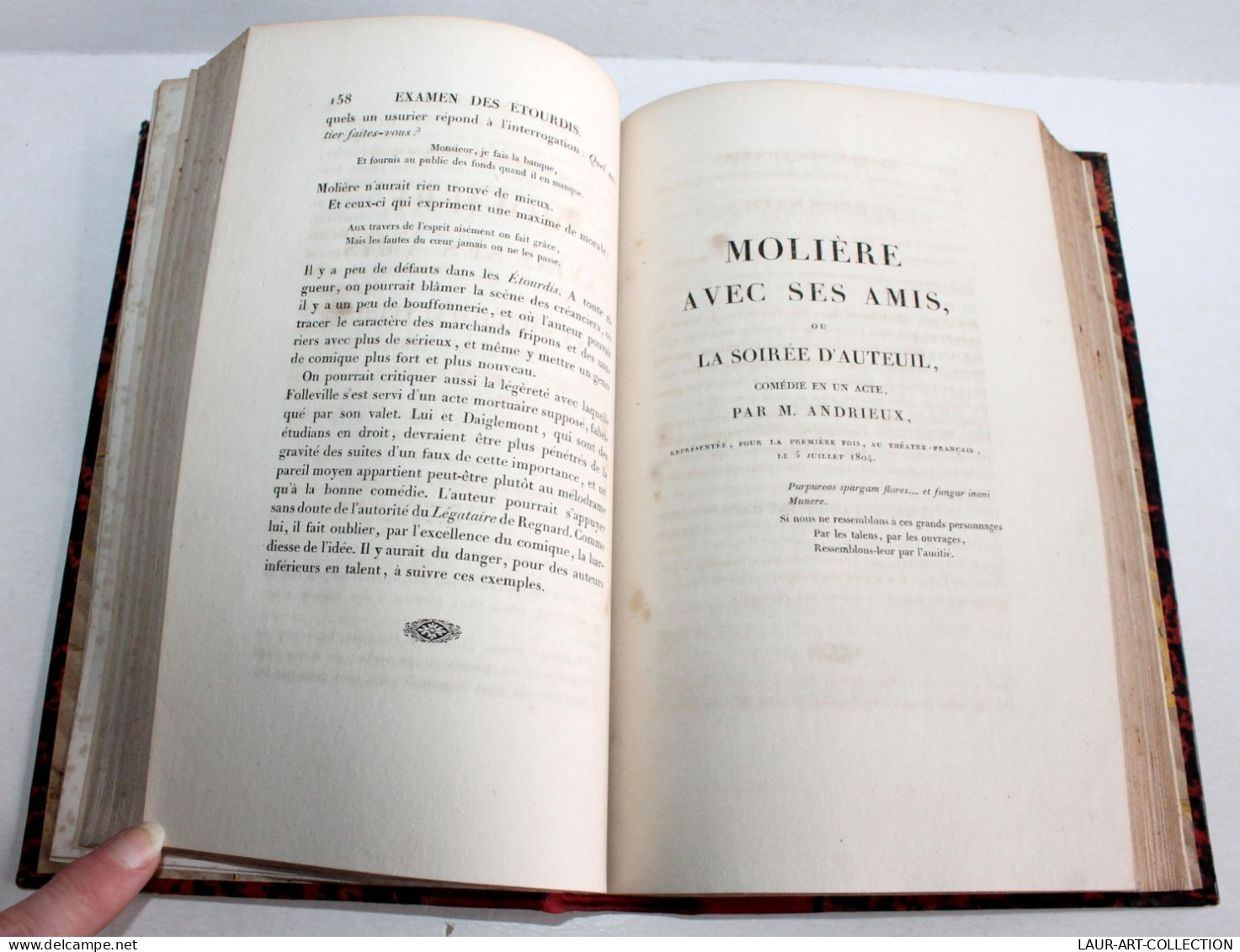 BIBLIOTHEQUE DRAMATIQUE Ou REPERTOIRE UNIVERSEL THEATRE FRANCAIS Par NODIER 1824 / ANCIEN LIVRE XIXe SIECLE (1803.163) - Franse Schrijvers