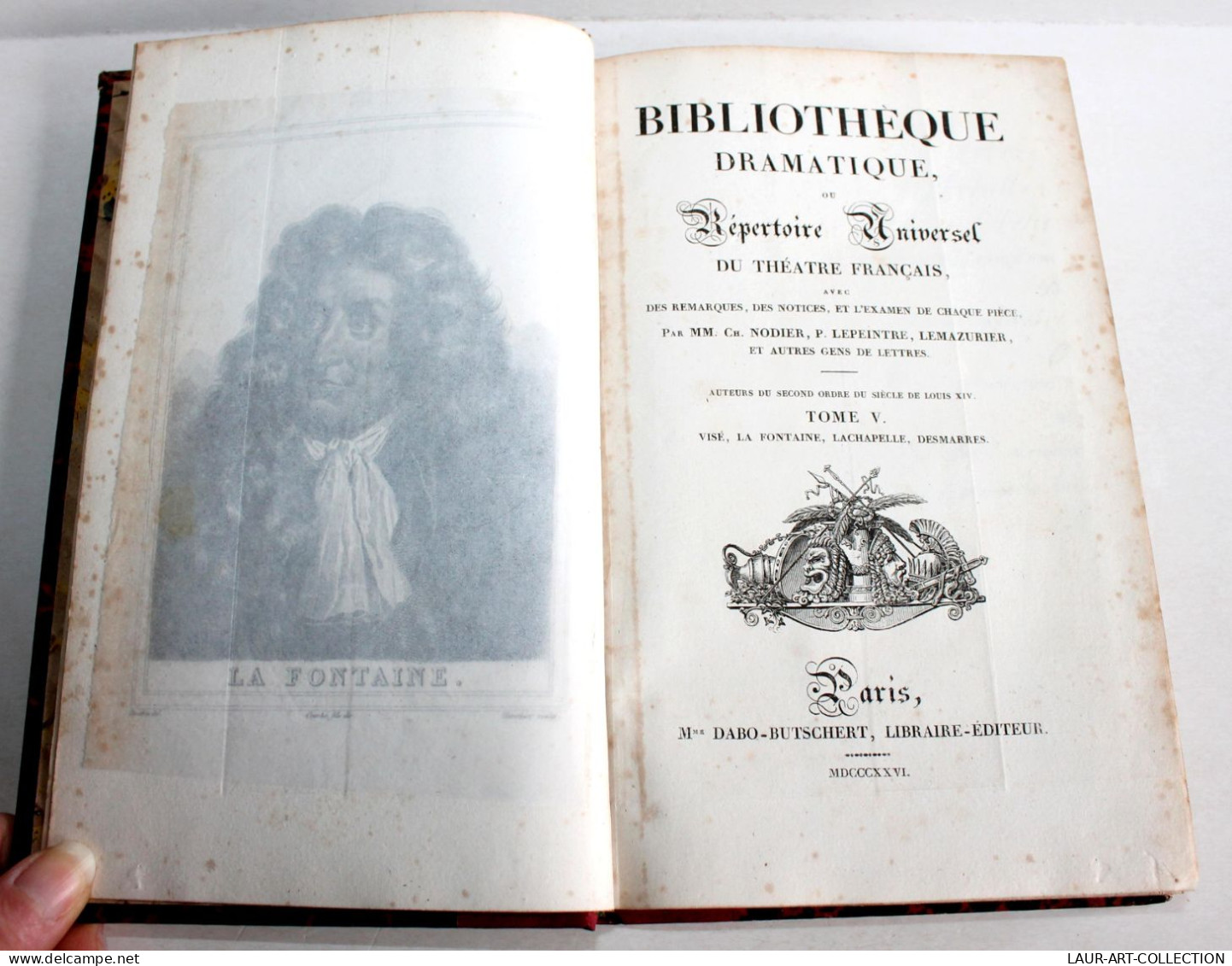 BIBLIOTHEQUE DRAMATIQUE Ou REPERTOIRE UNIVERSEL DU THEATRE FRANCAIS 1826 TOME V / ANCIEN LIVRE XIXe SIECLE (1803.164) - Franse Schrijvers