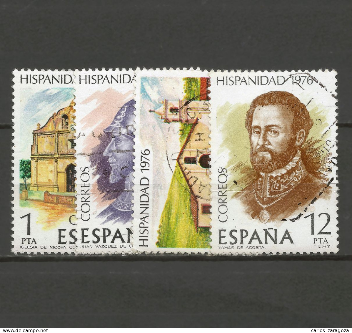 ESPAÑA 1976—Serie: Hispanidad 2371-74, Yt 2016-19, Mi 2264/67—Timbres Oblitérés (o) Used Stamps - Used Stamps