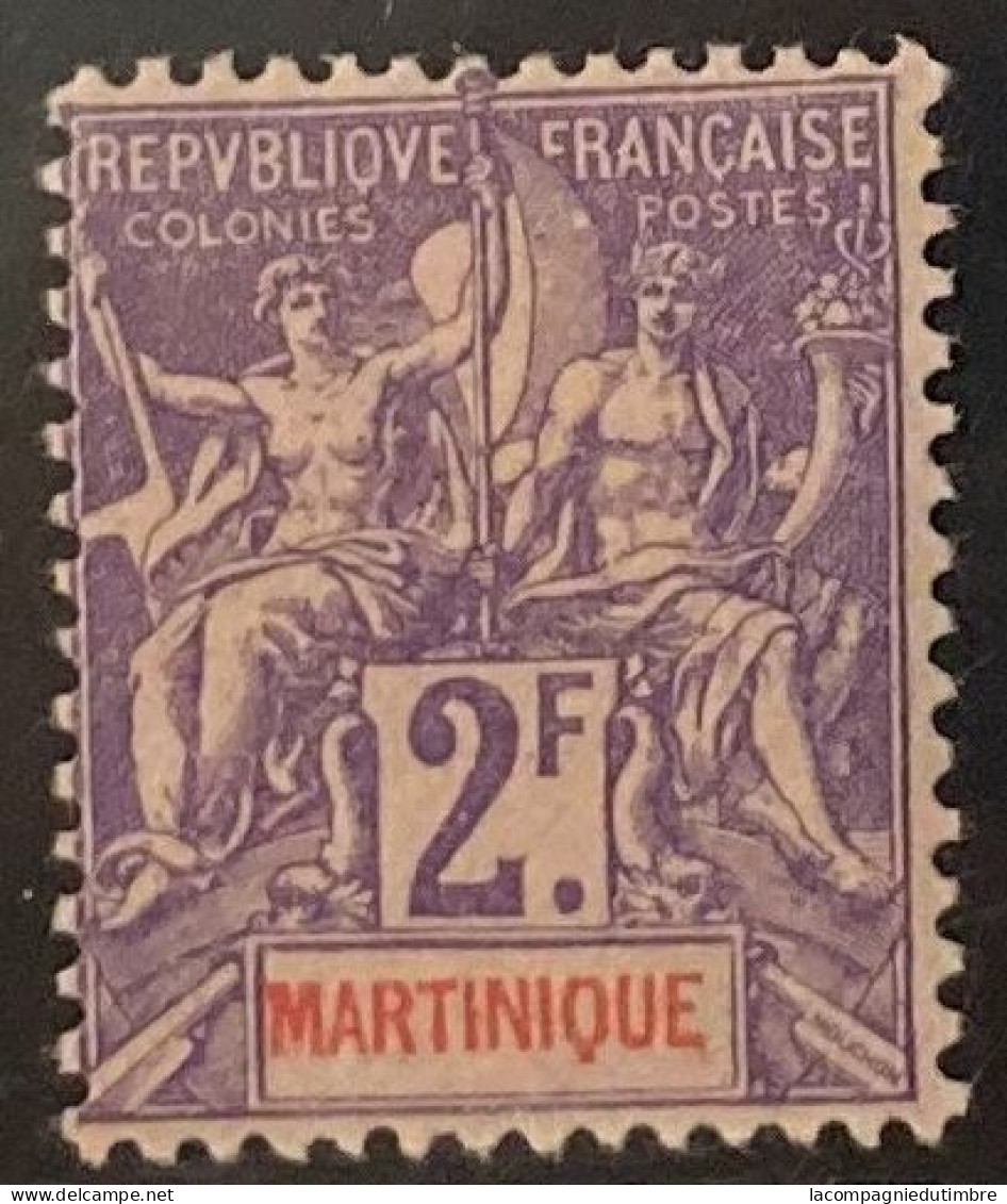 Martinique YT N° 50 Neuf *. TB - Unused Stamps