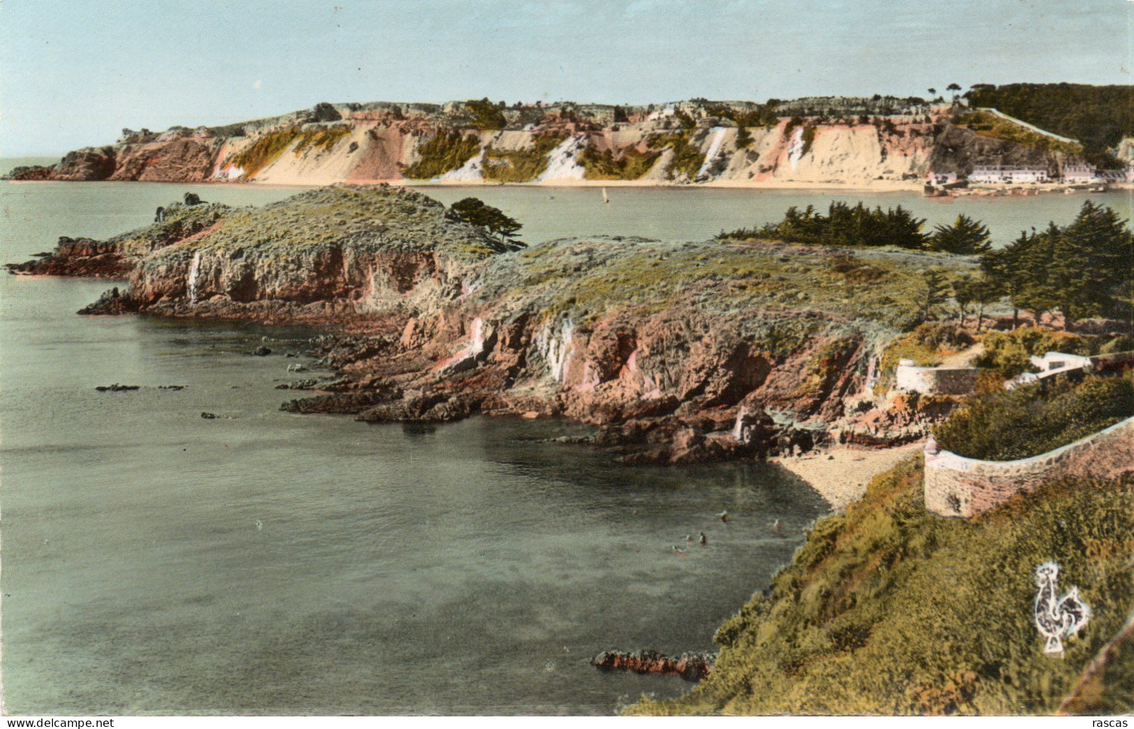 CPSM - P - COTE D'ARMOR - ERQUY - LA POINTE DE LA HEUSSAYE ET LE CAP D'ERQUY - Erquy