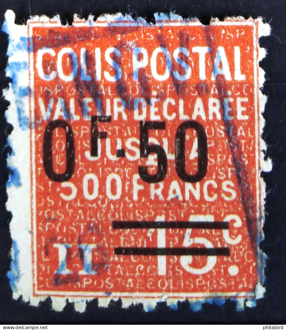 FRANCE                          COLIS POSTAUX   N° 55                    OBLITERE - Usados