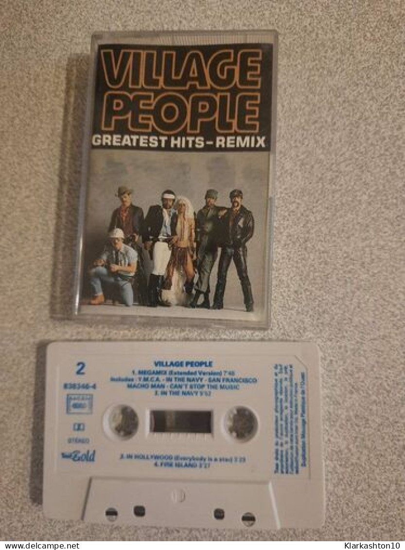K7 Audio : Village People - Greatest Hits Remix - Cassettes Audio